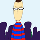 Toby Huss' Artie, animated